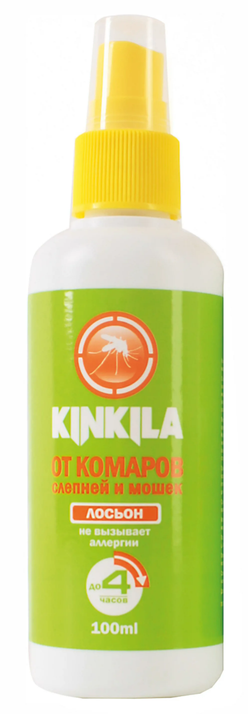 KINKILA - Лосьон от комаров до 4-х часов (100мл.) /24